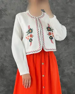 کت دامن گلدوزی