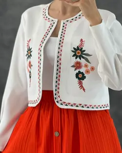 کت دامن گلدوزی