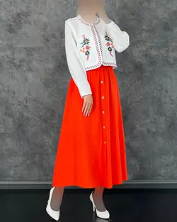 کت دامن گلدوزی