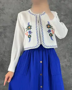 کت دامن گلدوزی