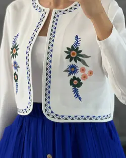 کت دامن گلدوزی