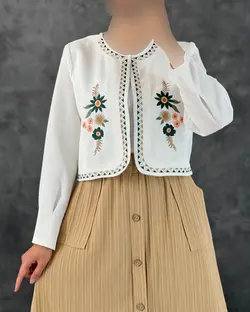 کت دامن گلدوزی