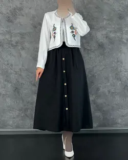 کت دامن گلدوزی