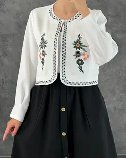 کت دامن گلدوزی