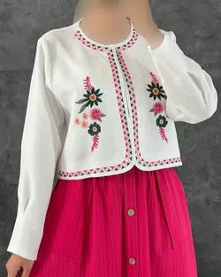 کت دامن گلدوزی