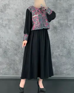 کت دامن سرمه