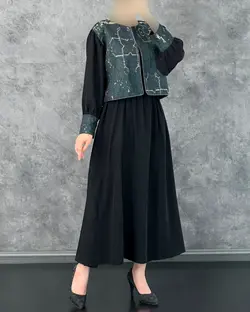 کت دامن سرمه