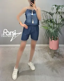 سرهمی شلوارکی جین