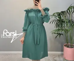 پیراهن چیندار قایقی