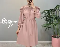 پیراهن چیندار قایقی