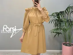پیراهن چیندار قایقی