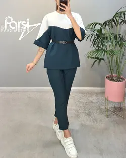بلوز شلوار کمربندی