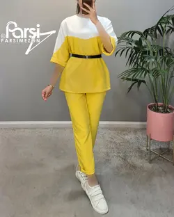 بلوز شلوار کمربندی