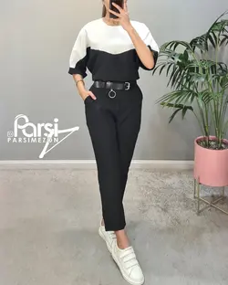 بلوز شلوار کمربندی