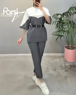 بلوز شلوار کمربندی