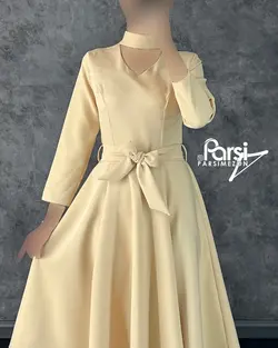 پیراهن میدی گردنبندی