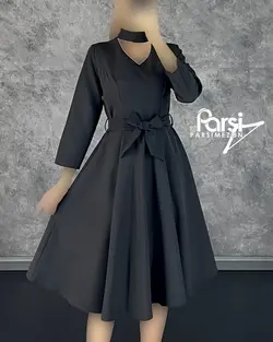 پیراهن میدی گردنبندی