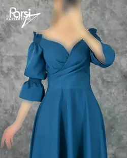 ماکسی سرشانه چین