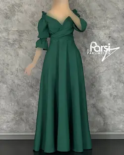 ماکسی سرشانه چین