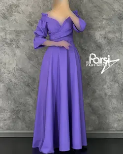 ماکسی سرشانه چین
