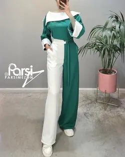 بلوز شلوار دورنگ