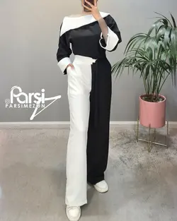 بلوز شلوار دورنگ