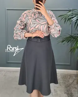 شومیز طرحدار آستین طبقه