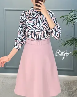 شومیز طرحدار آستین طبقه