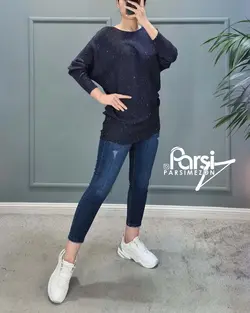 بلوز بافت دانه رنگی