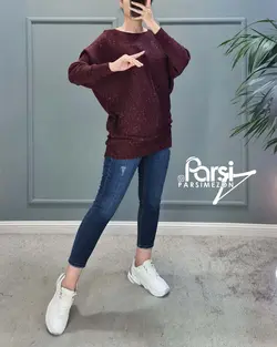 بلوز بافت دانه رنگی