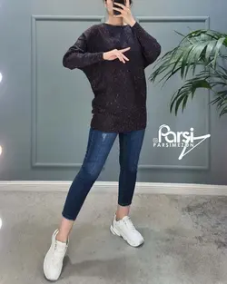 بلوز بافت دانه رنگی