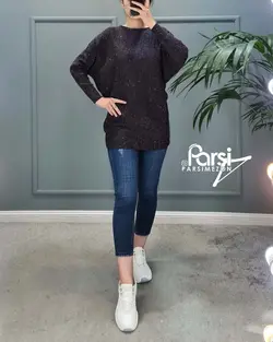 بلوز بافت دانه رنگی