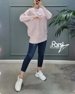 بلوز بافت دانه رنگی