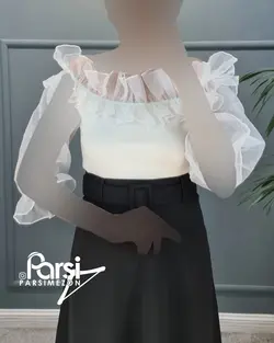 نیمتنه دکلته آستین بیده
