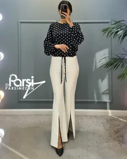 شومیز طرحدار جلوگره