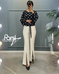 شومیز طرحدار جلوگره