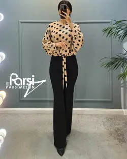 شومیز طرحدار جلوگره