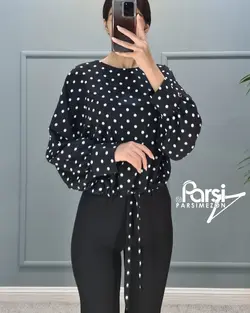 شومیز طرحدار جلوگره