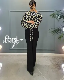 شومیز طرحدار جلوگره