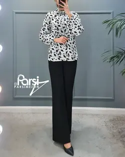 شومیز فلوک طرحدار