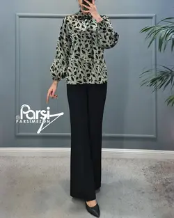 شومیز فلوک طرحدار