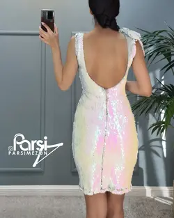 سارافون پولکی سرشانه پاپیون