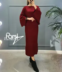 بلوز دامن بافت برجسته