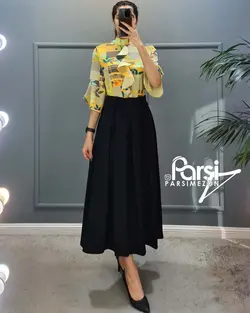 شومیز طرحدار حلزونی