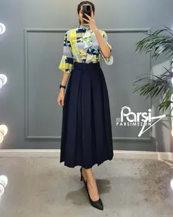 شومیز طرحدار حلزونی