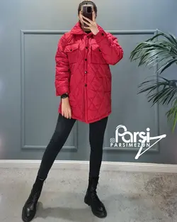 کاپشن چهار جیب لوزی