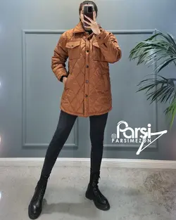 کاپشن چهار جیب لوزی