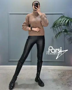 نیمتنه بافت یقه اسکی