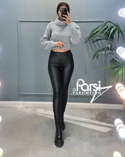 نیمتنه بافت یقه اسکی