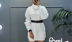 بافت حاشیه‌دار یقه اسکی